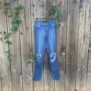 Fashion Nova Distressed Skinny Jeans